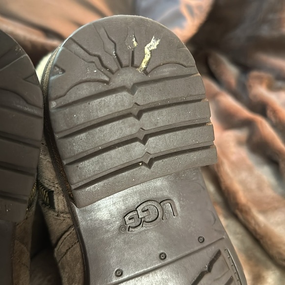 UGG Blayre II Brown Suede Boot Sz 6.5 - Picture 10 of 14